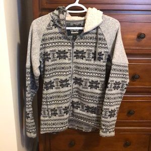 Sherpa lined Roots hoodie